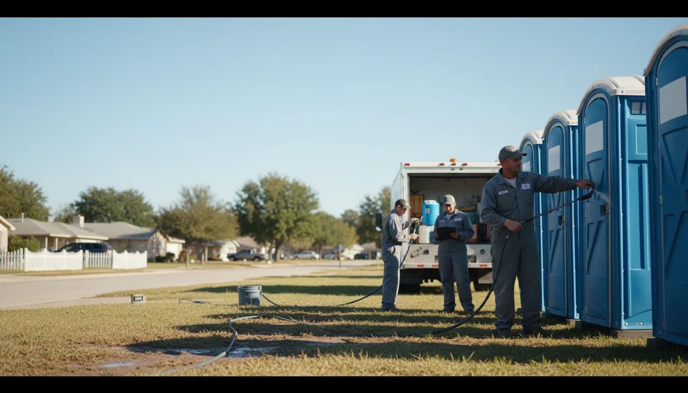 Long-Term Portable Toilet Rental in Mount Pulaski, IL near me